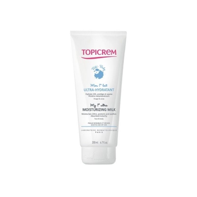 TOPICREM BABY Lapte hidratant fata si corp, 200 ml