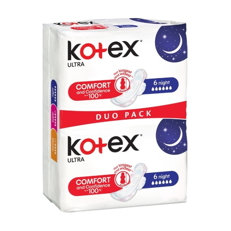 Absorbante Ultra Night, 12 bucati, Kotex