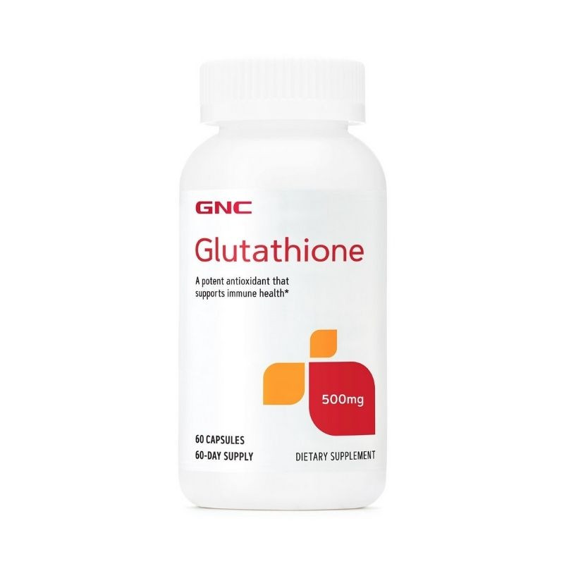 GNC L-Glutathione 500 mg, L-Glutation, 60 capsule Digestie sanatoasa