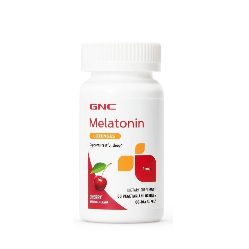 GNC Melatonin 1 mg cu Aroma de Cirese, 60 tablete sublinguale Stres si somn 2023-09-22