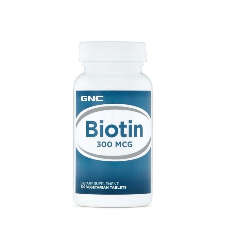 Gnc Biotina 300 Mcg, 100 Tablete