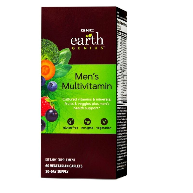 Gnc Earth Genius, Multivitamine Barbati, 60 Tablete