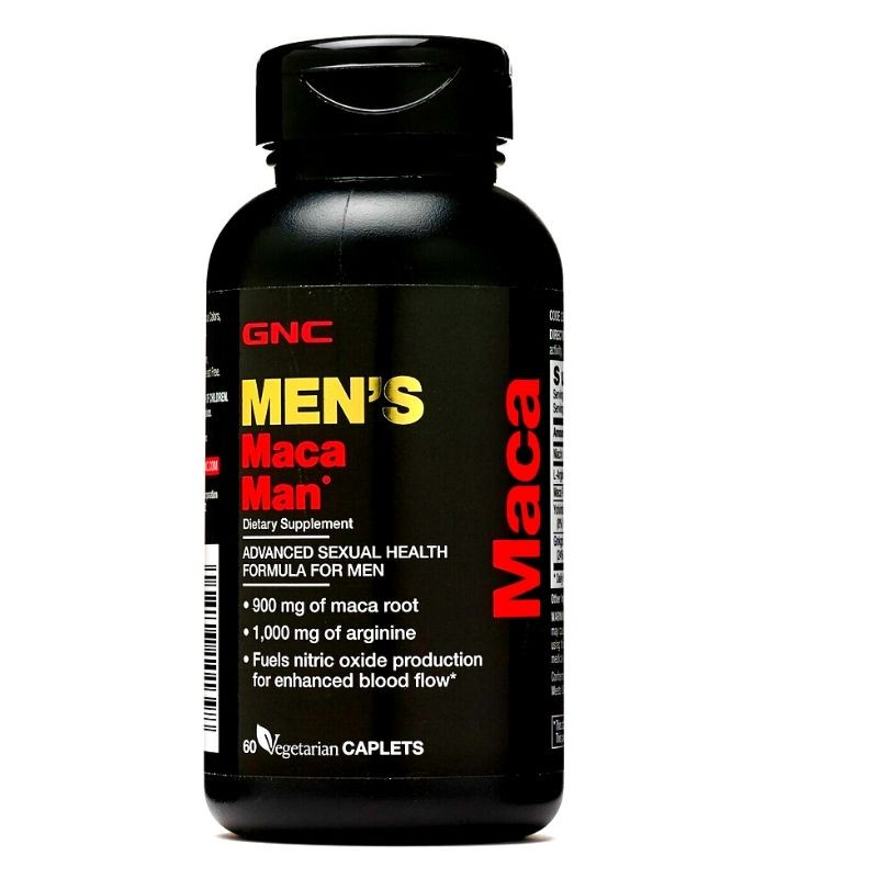 GNC Maca Man 200 mg, pentru potenta, 60 comprimate 200% imagine 2021