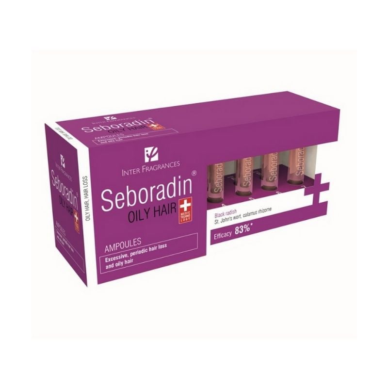 Seboradin Oily Tratament Periodic Pentru Caderea Parului, 14 Fiole* 5.5ml