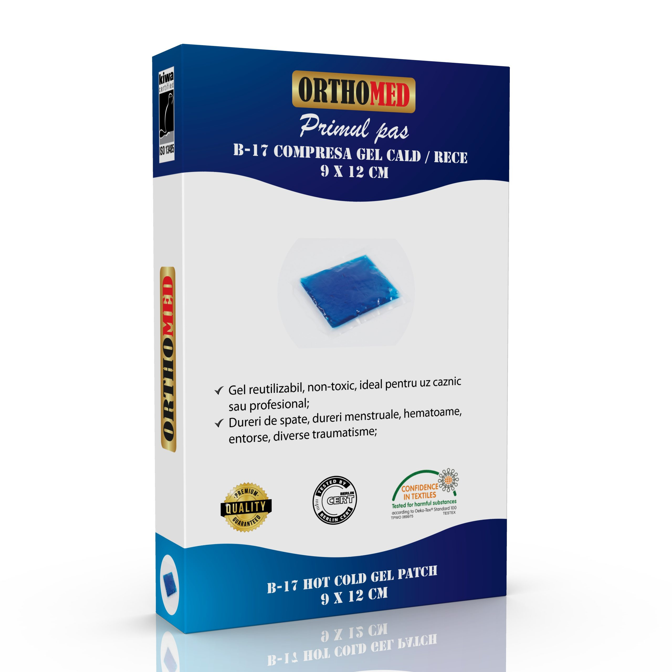 Compresa gel Cald / Rece, 9×12 cm, Orthomed 9x12 imagine noua