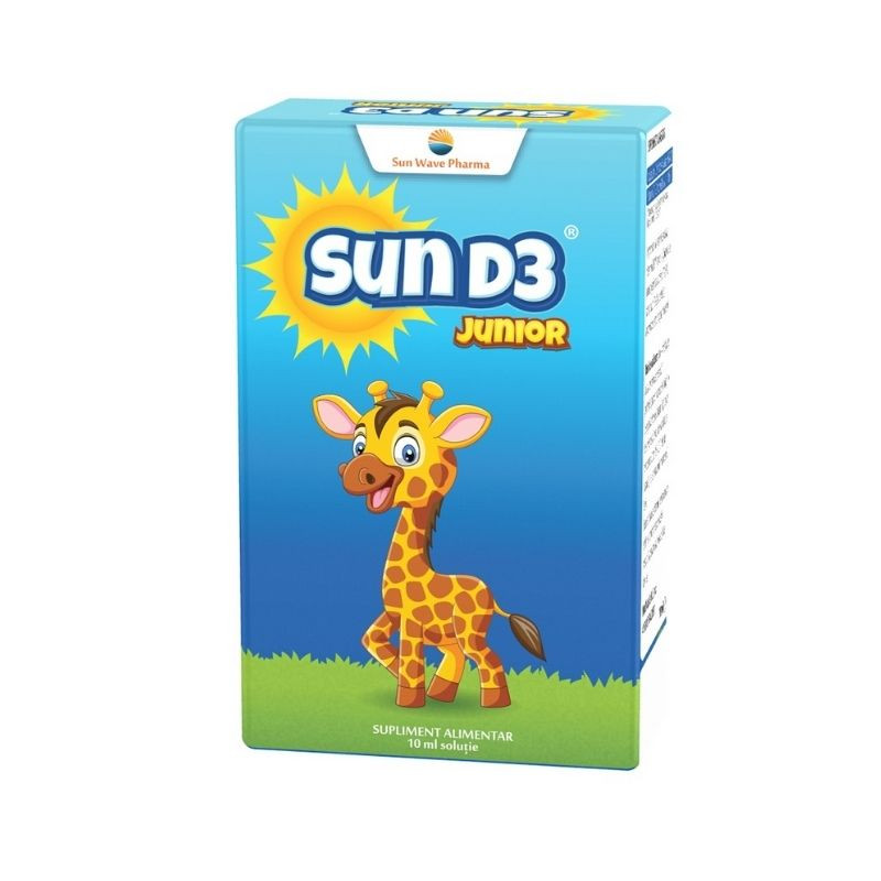 Sun-D3 junior picaturi, 10 ml Vitamine si suplimente