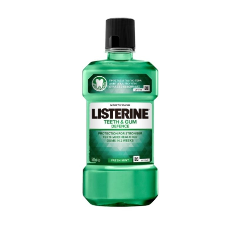 Listerine Apa De Gura Teeth & Gum Defence, 500 Ml