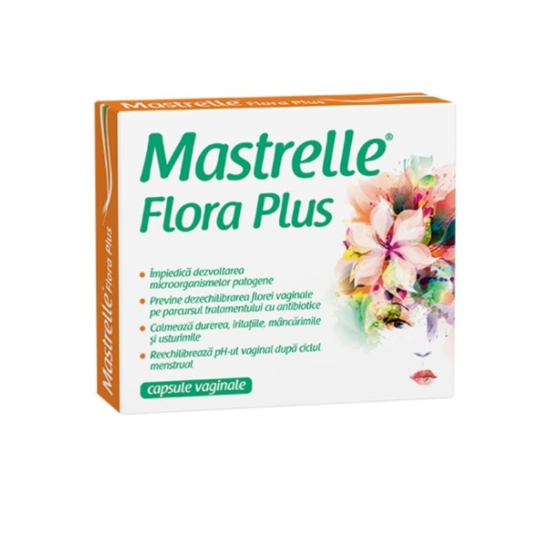 Mastrelle Flora Plus, 10 capsule, igiena intima capsule imagine 2022