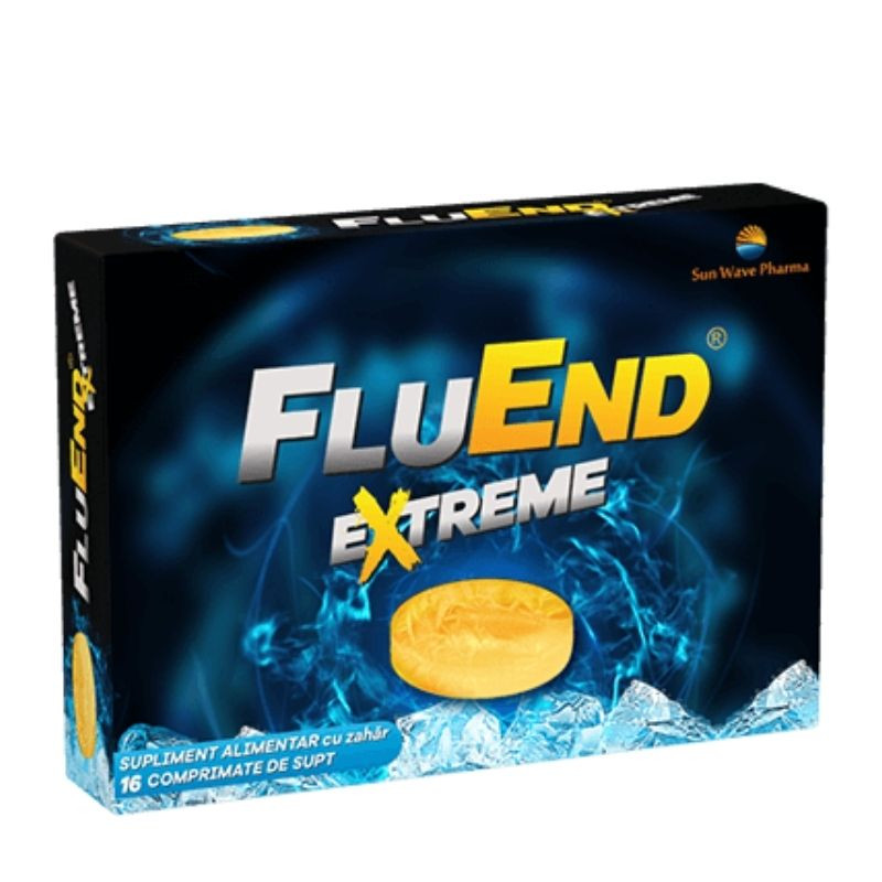 Fluend Extreme, 16 comprimate comprimate imagine noua