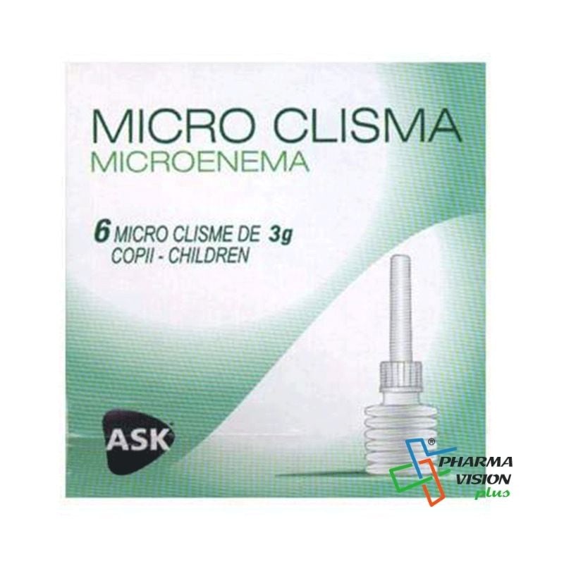Micro Clisma Microenema pentru copii, 6 flacoane Digestie usoara