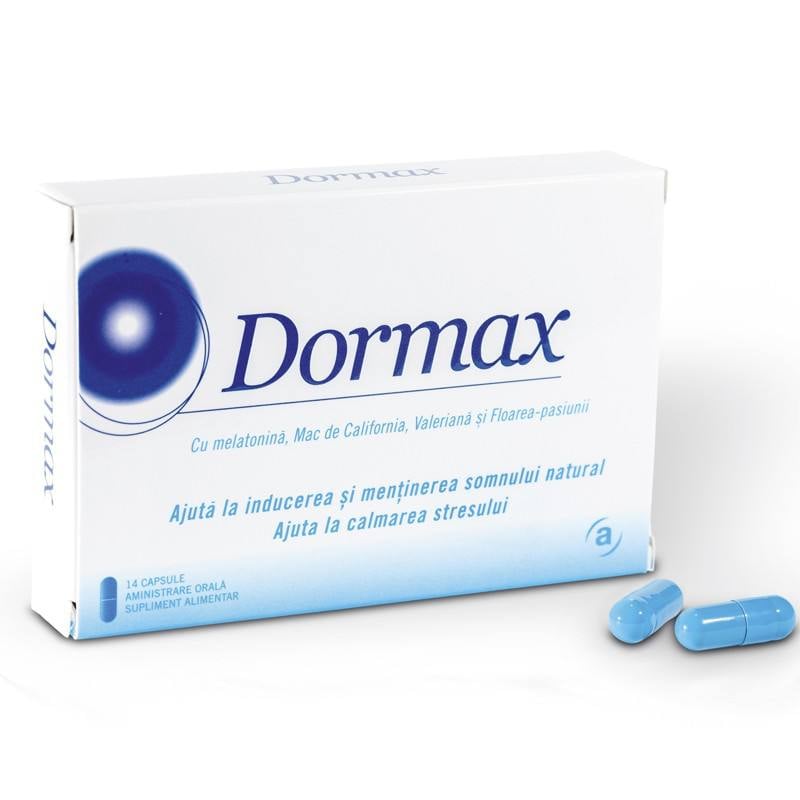 Dormax, 14 comprimate Stres si somn 2023-09-22