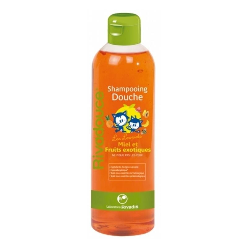 Rivadouce Junior Sampon si Gel Dus Miere si Fructe exotice, 500ml 500ml imagine noua