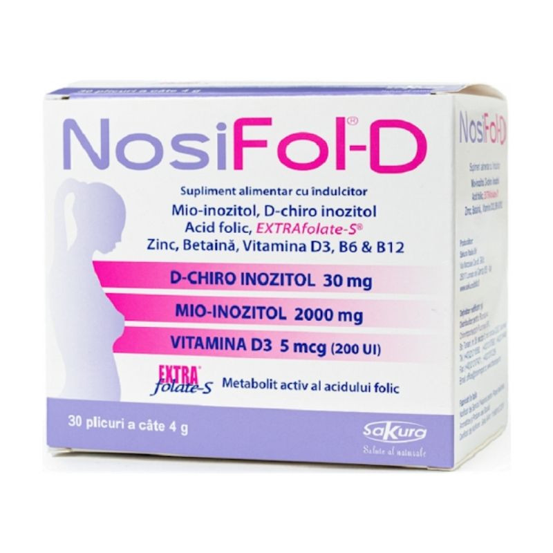NosiFol-D, 30 plicuri*4 g pulbere orala