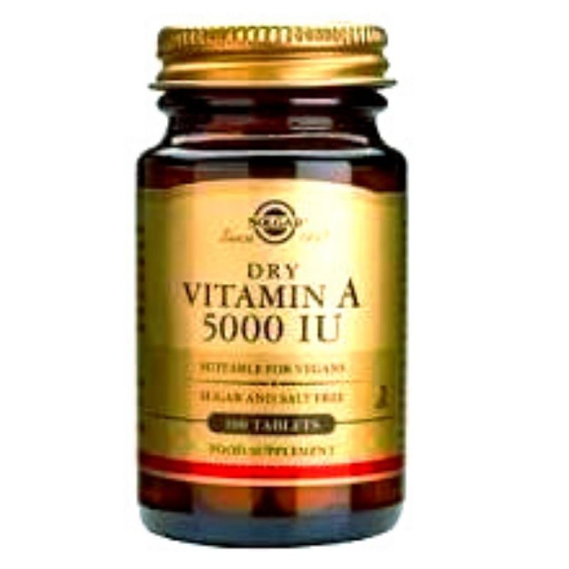 Solgar Vitamina A 5000 UI, 100 capsule Ingrijirea ochilor