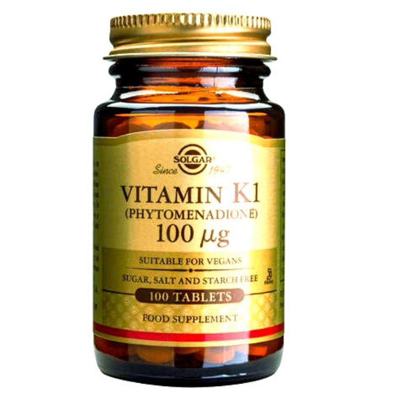 Solgar Vitamin K1 100 mcg, 100 tablete Antioxidante 2023-09-23