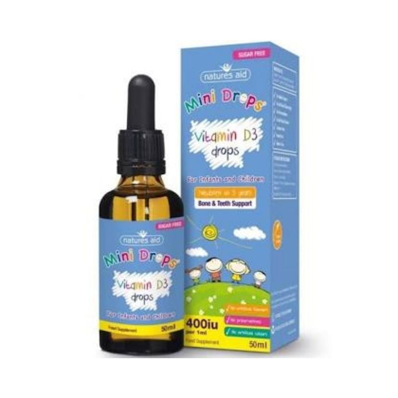 NATURES AID Children’s Vitamina D3 400 UI/ml, 50 ml 400 imagine teramed.ro