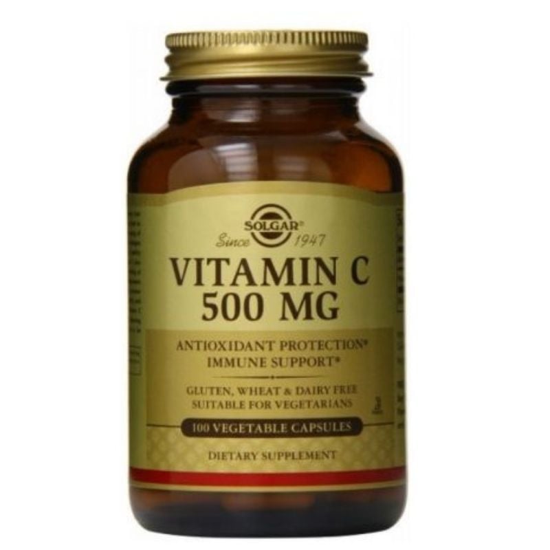 Solgar Vitamin C – 500mg, 100 capsule 100 imagine teramed.ro