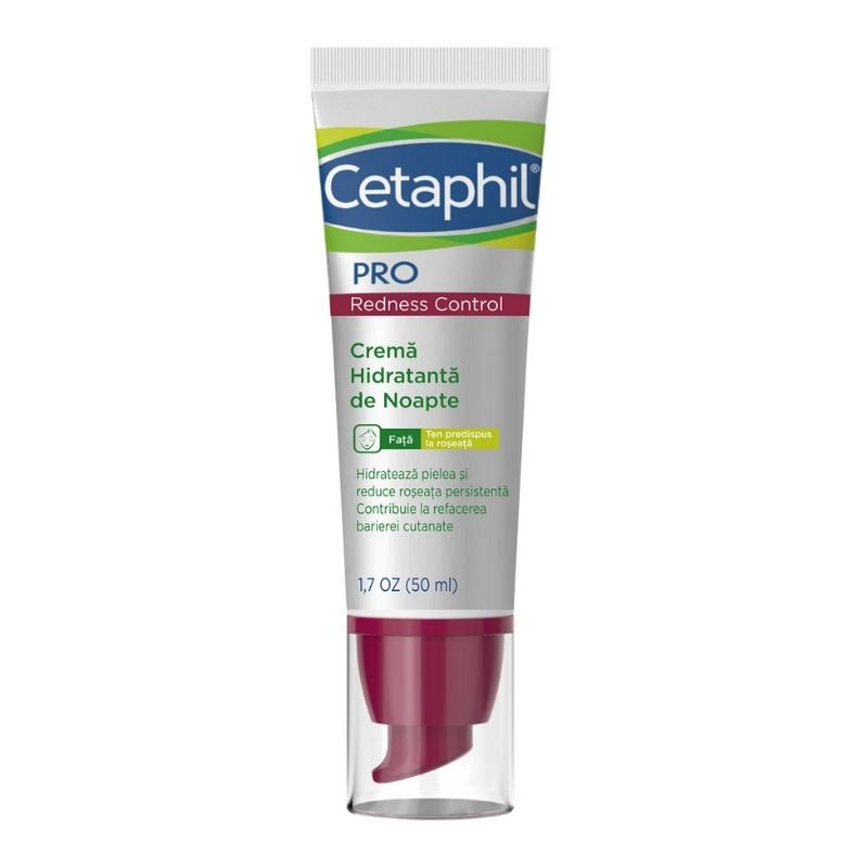 Cetaphil Crema hidratanta de noapte PRO Redness Control, 50 ml