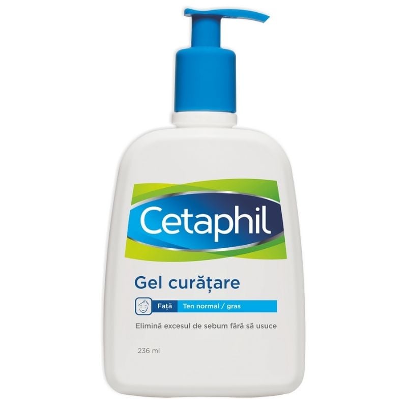 Cetaphil Gel De Curatare Pentru Ten Normal-gras, 236 Ml