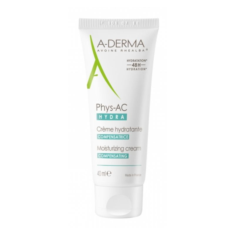 Aderma Phys-AC Hydra Crema hidratanta pentru ten cu tendinta acneica, 40 ml La Reducere A-derma