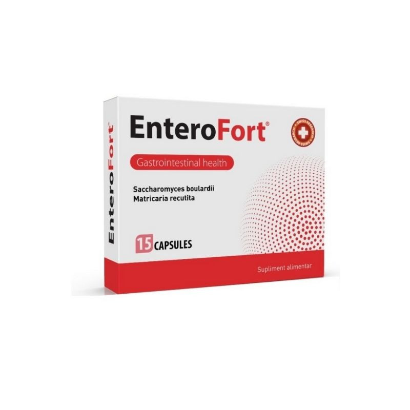 Enterofort, 15 capsule Digestie sanatoasa 2023-09-23