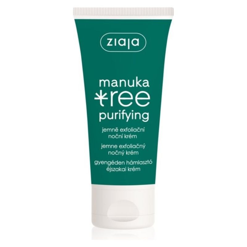 Ziaja Manuka Tree-crema Noapte Exfoliere Delicata, 50 Ml