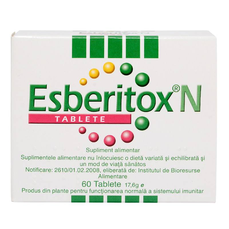 Esberitox N, 60 tablete Esberitox imagine teramed.ro