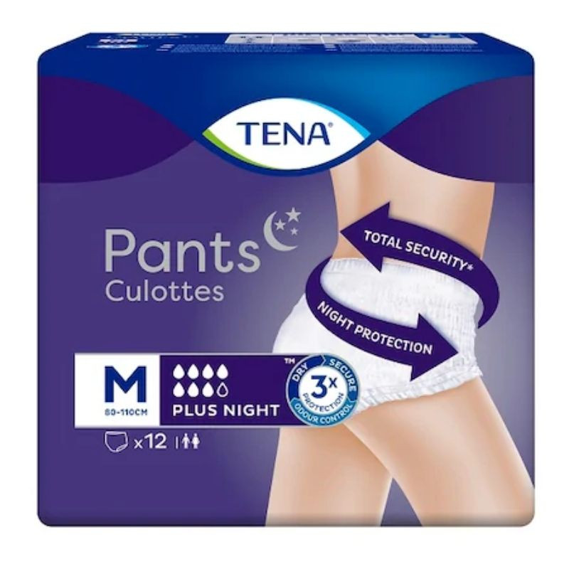 Scutece adulti TENA Pants Plus Night Medium, 12 buc adulti imagine 2022