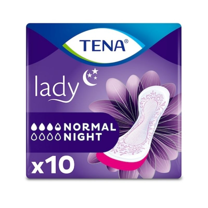 TENA Lady Absorbante incontinenta urinara Normal Night, 10 buc absorbante imagine noua