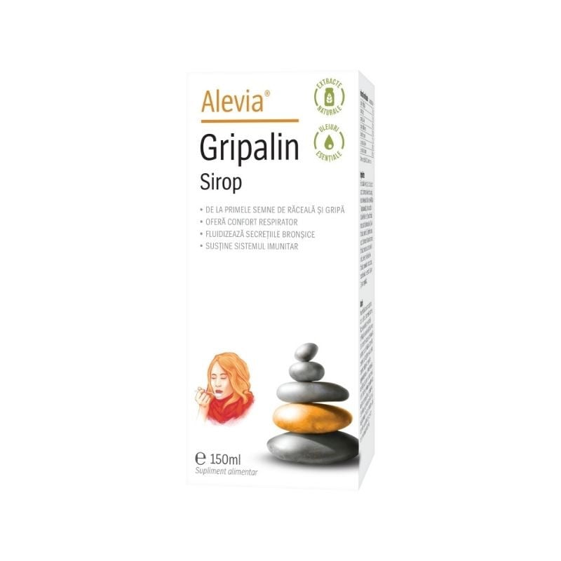 Alevia Sirop Gripalin Natural, 150 ml