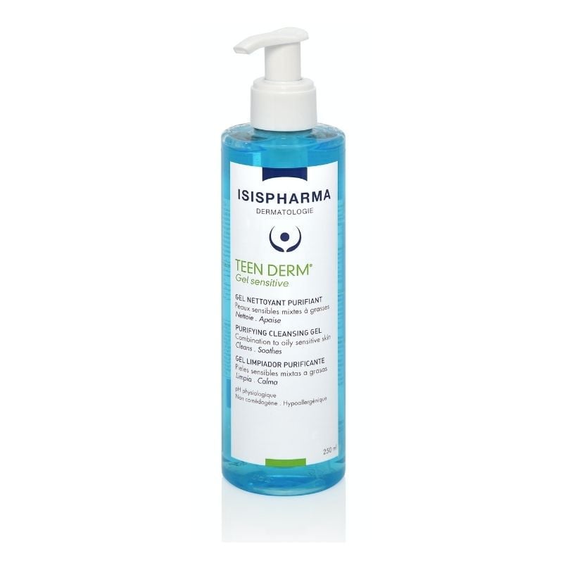 Isis - Teen Derm Gel sensitive de curatare, 250ml