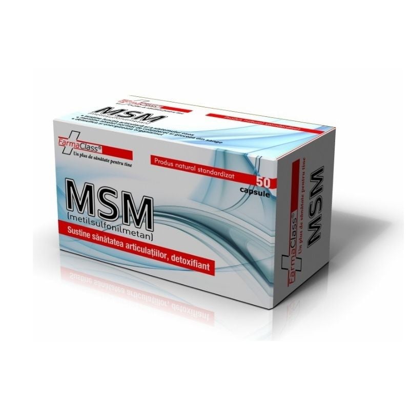 MSM, 50 capsule Digestie sanatoasa
