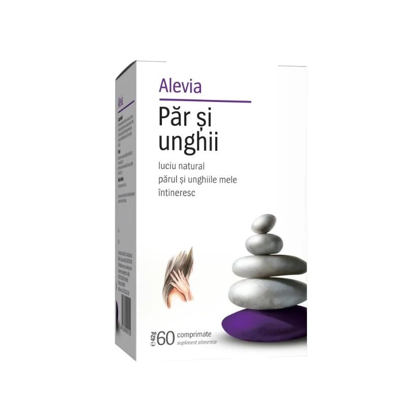 Alevia Par si unghii, 60 comprimate Alevia imagine noua