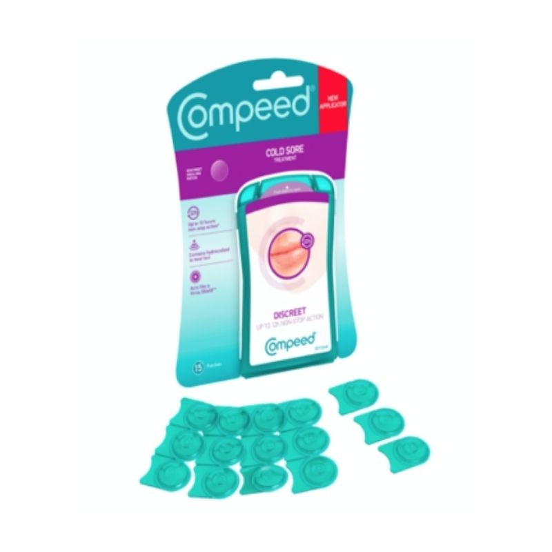 Compeed plasturi antiherpetici discret, 15 bucati antiherpetici imagine teramed.ro