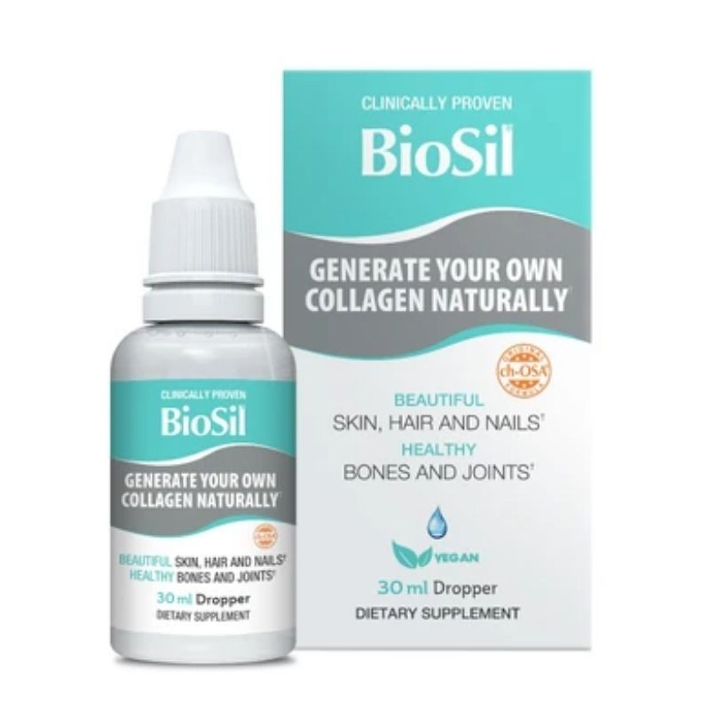 BioSil Drops, 30 ml, colagen natural pentru piele BioSil imagine noua