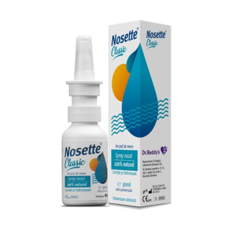 Nosette Classic spray nazal, 30ml, pentru rinite 30ML imagine 2022
