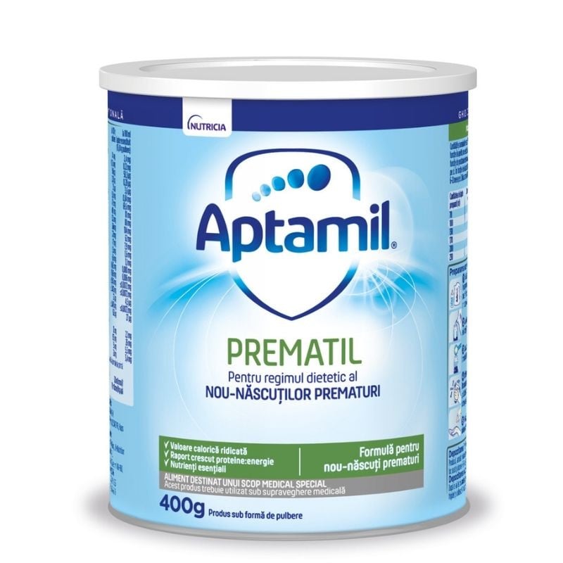 Lapte Praf Aptamil® Prematil, 400g, Nou-nascuti Prematuri