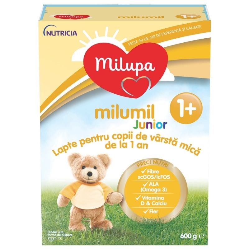 Lapte praf, Milupa Milumil Junior, 600 g, de la 1 an 600 imagine noua