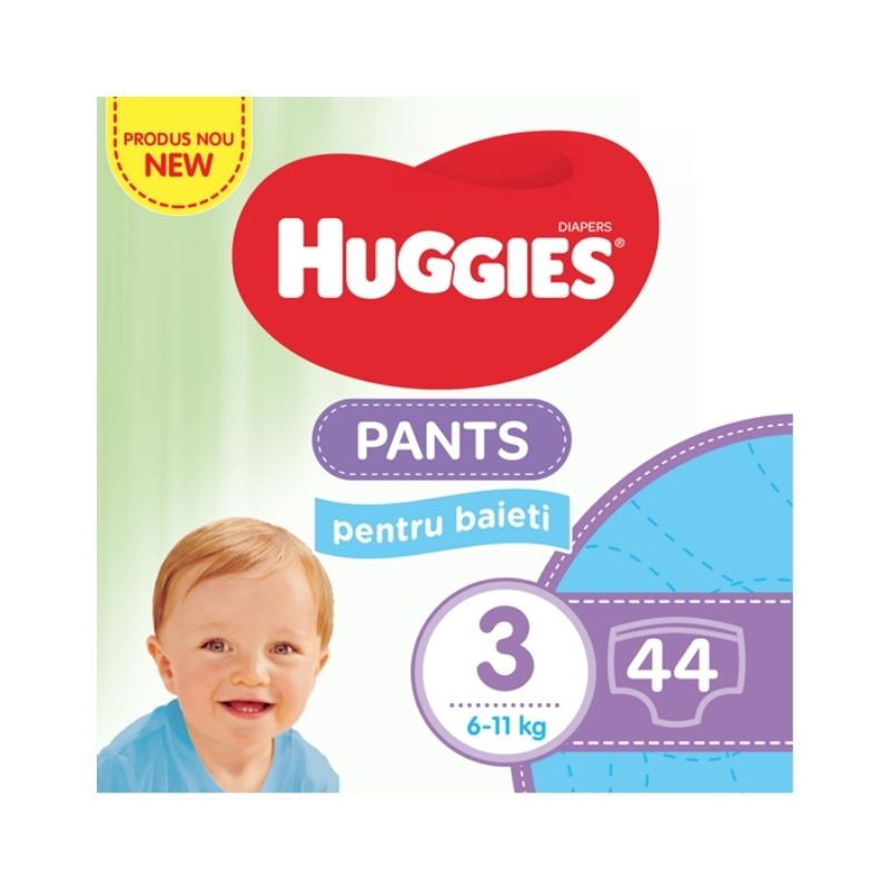 Huggies Pants D Jumbo Boy, Nr.3, 6-11 kg, 44 bucati La Reducere 6-11