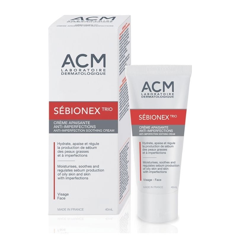 ACM Sebionex Trio Crema calmanta anti-imperfectiuni, 40 ml ACM imagine 2021