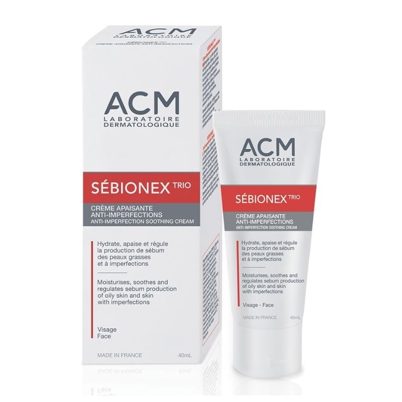 Acm Sebionex Trio Crema Calmanta Anti-imperfectiuni, 40 Ml