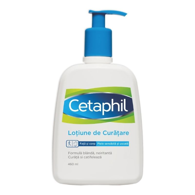 Cetaphil Lotiune de curatare pentru piele sensibila si uscata, 460 ml 460 imagine 2022