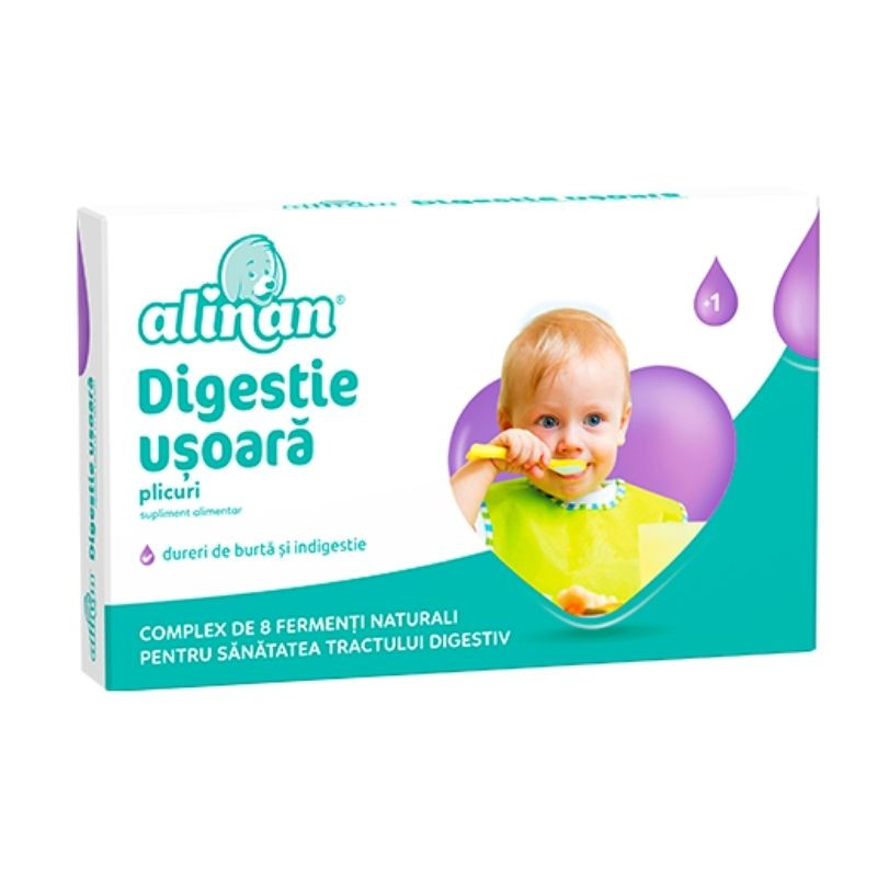 Alinan Digestie usoara, 10 plicuri ALINAN imagine teramed.ro