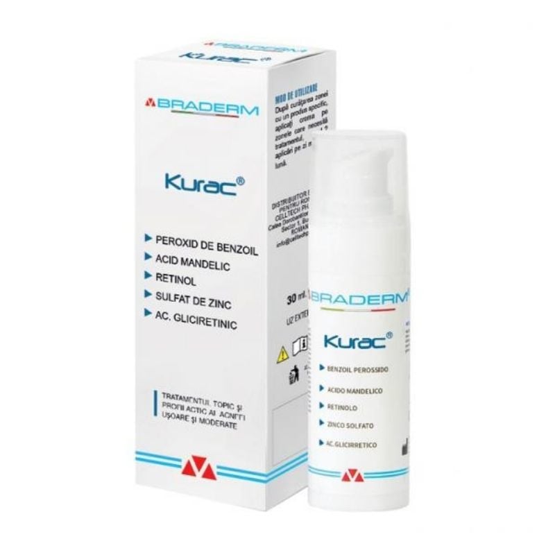 Kurac crema pentru tratamentul acneei, 30 ml La Reducere acneei