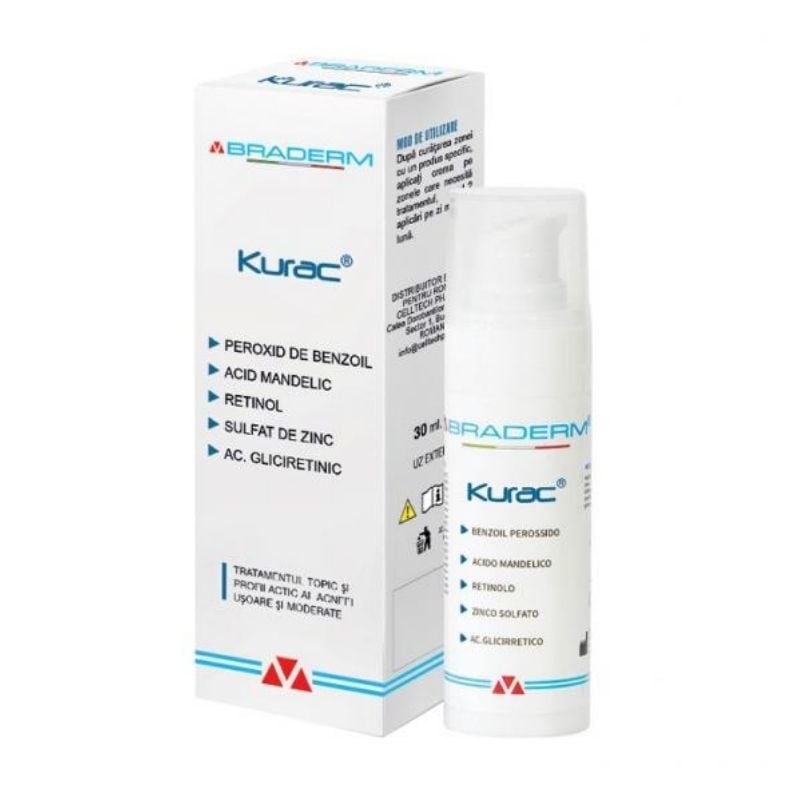 Kurac Crema Pentru Tratamentul Acneei, 30 Ml