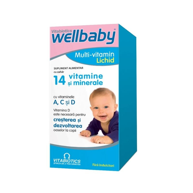 WellBaby Multivitamine Sirop, 150 ml Vitamine si suplimente 2023-09-22 3