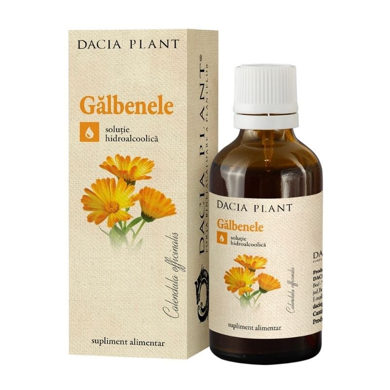 DACIA PLANT Tinctura galbenele, 50ml 50ML imagine 2022