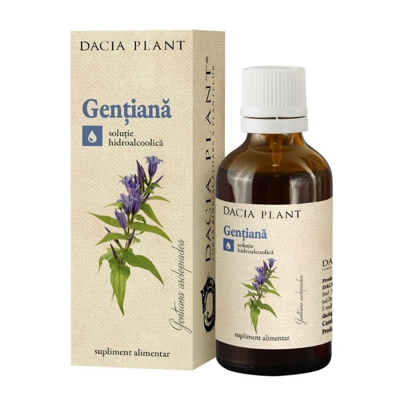 DACIA PLANT Tinctura de gentiana, 50 ml Dacia imagine 2022