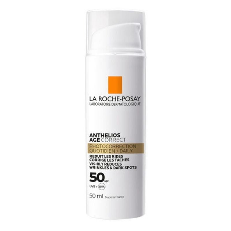 Anthelios Age Correct SPF50 cu actiune anti foto-imbatranire, 50ml, La Roche-Posay 50ml imagine teramed.ro