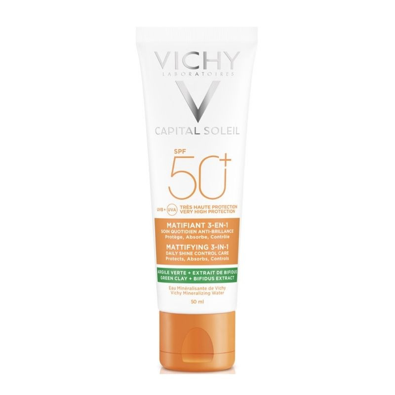 VICHY CAPITAL SOLEIL Crema matifianta anti-stralucire 3in1 SPF50+, 50ml 3in1